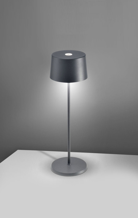 Zafferano Lampe Olivia Pro Dark Grey