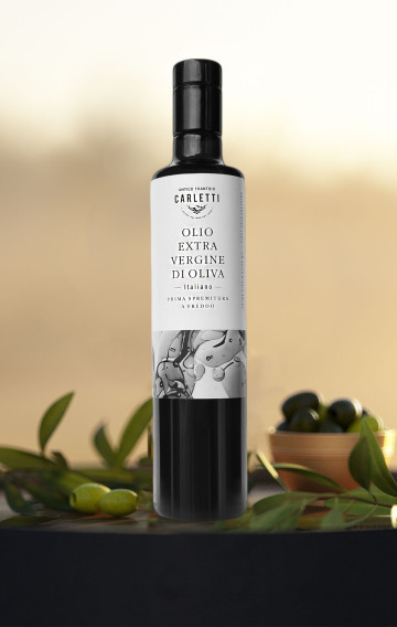Carletti Natives Olivenöl Extra - Dorica Flasche 500 ml. - Erste Kaltpressung