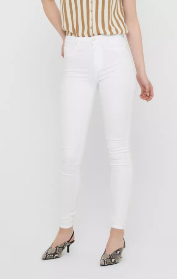 SKINNY-FIT-JEANS MIT HOHER TAILLE