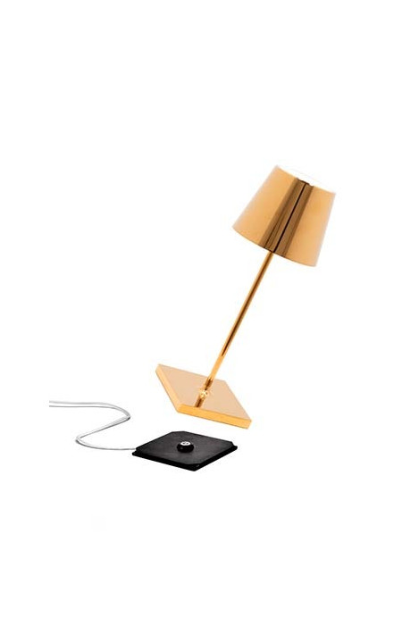 Poldina Pro Table lamp mini - Glossy gold