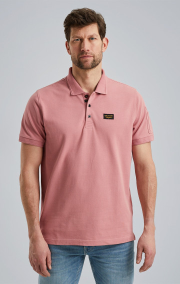 Polo shirt with cargo pocket