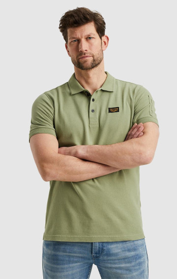Polo shirt with cargo pocket