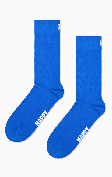 Solid blue Socks