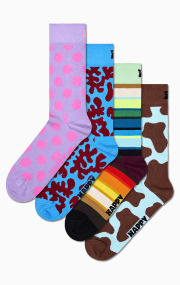 4-Pack Colorburst Socks Gift Set