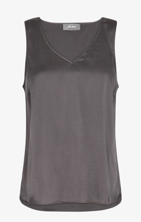 Astrid V-ausschnitt Silk Tank Top