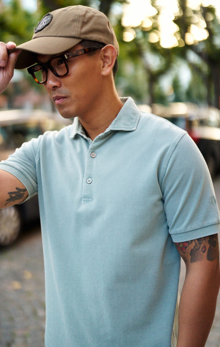 Harvey Faded Polo T-shirt