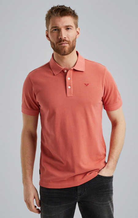 Poloshirt mit Garment-Dye-Waschung