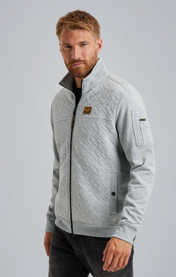 Sweatjacke mit Reißverschluss Grey