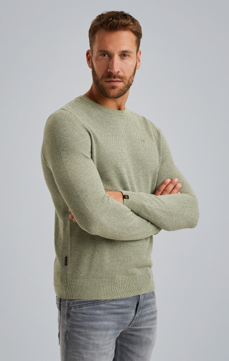 Pullover mit Struktur Green